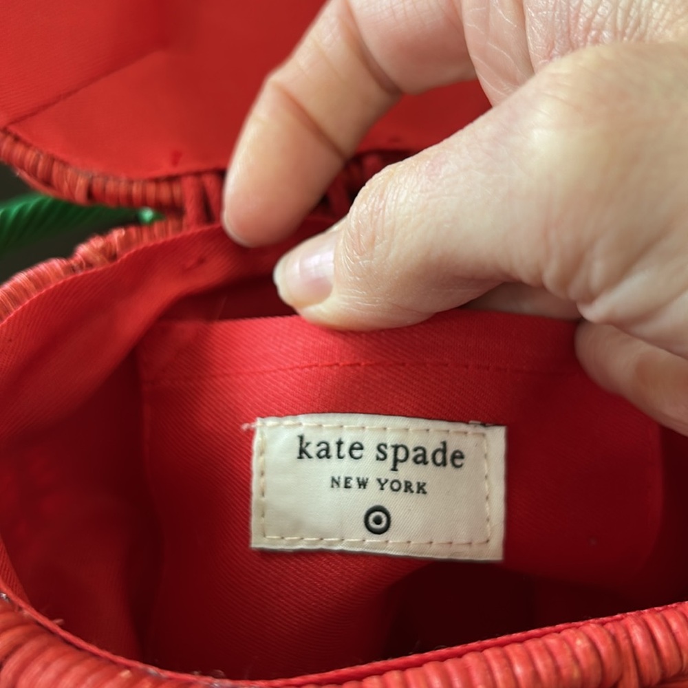 Kate Spade Red and Green Mini Bag with Strawberry Design - Picture 10 of 11